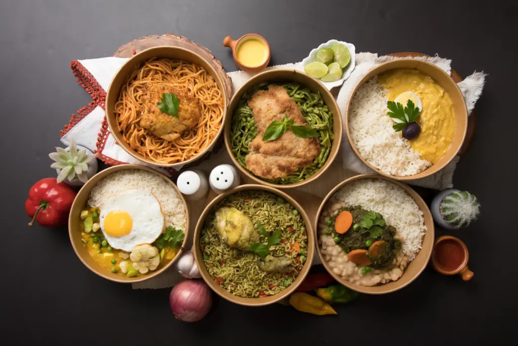 Platos tipicos de Peru