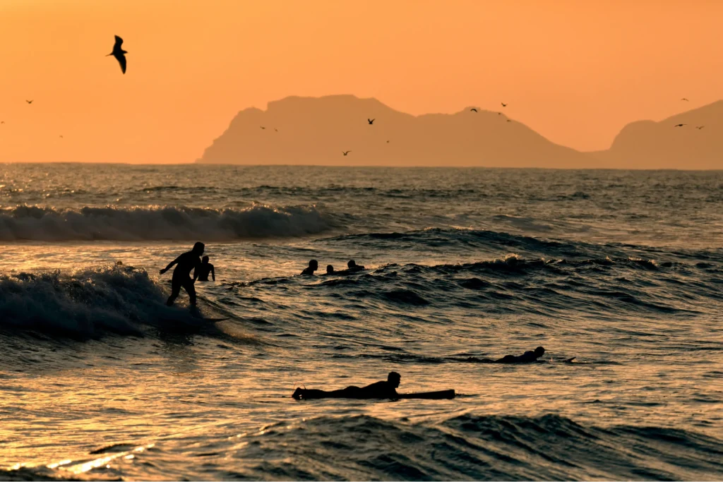 Surfing en las playas del norte
