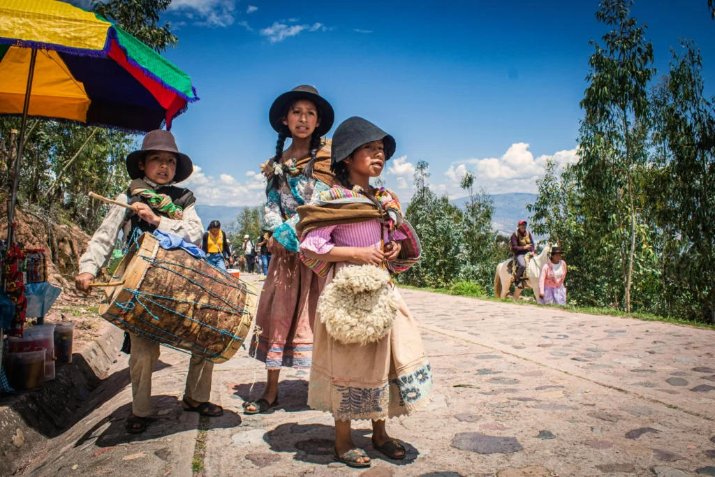 Niños en el Cusco Peru