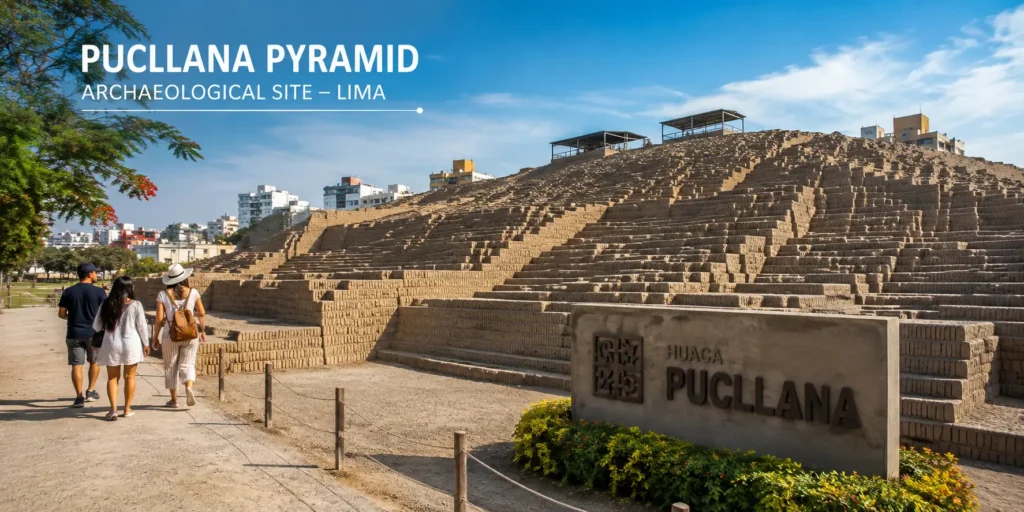 Pucllana Pyramid archaeological site during Lima tour