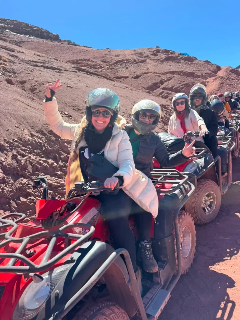 Guide giving ATV safety briefing at Kayrahuire Alto Cusco