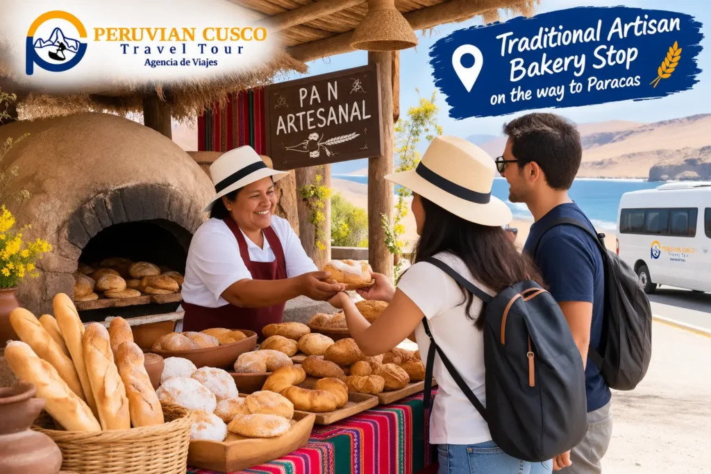 Traditional artisan bakery stop on the way to Paracas