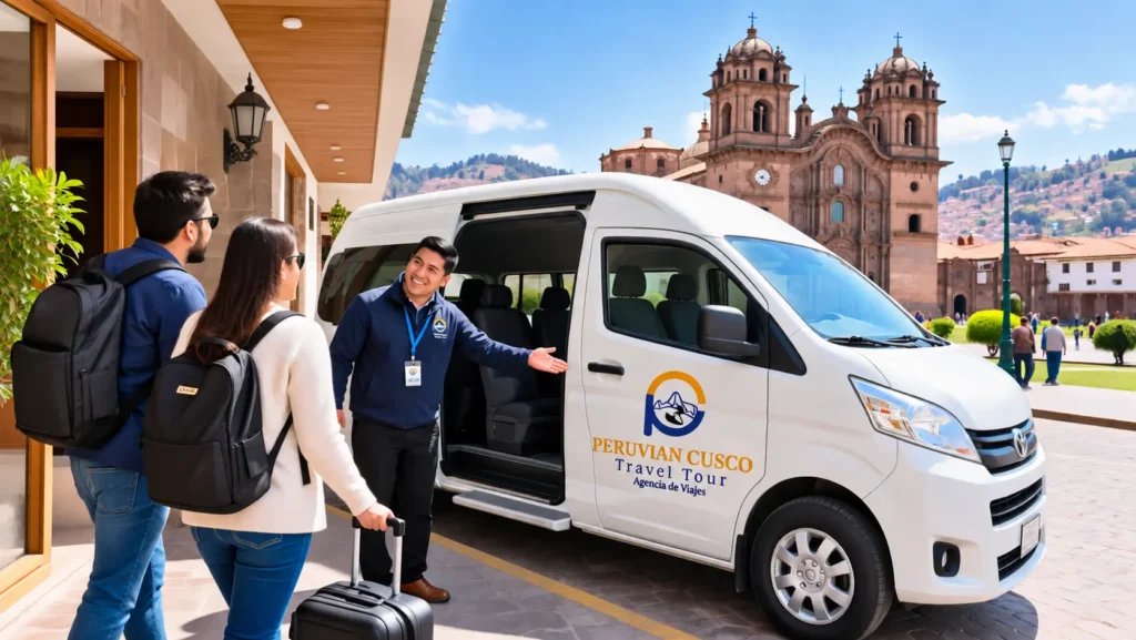 Hotel pick-up before Cusco City Tour begins