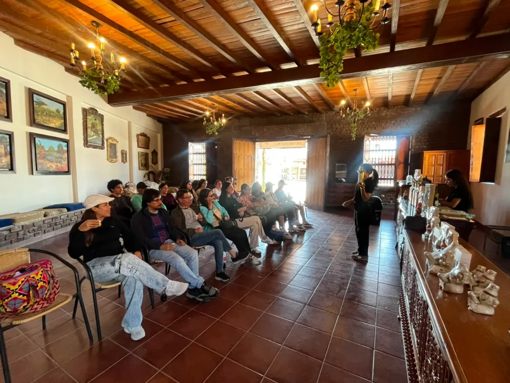 Wine and pisco tasting at Ica winery Peru